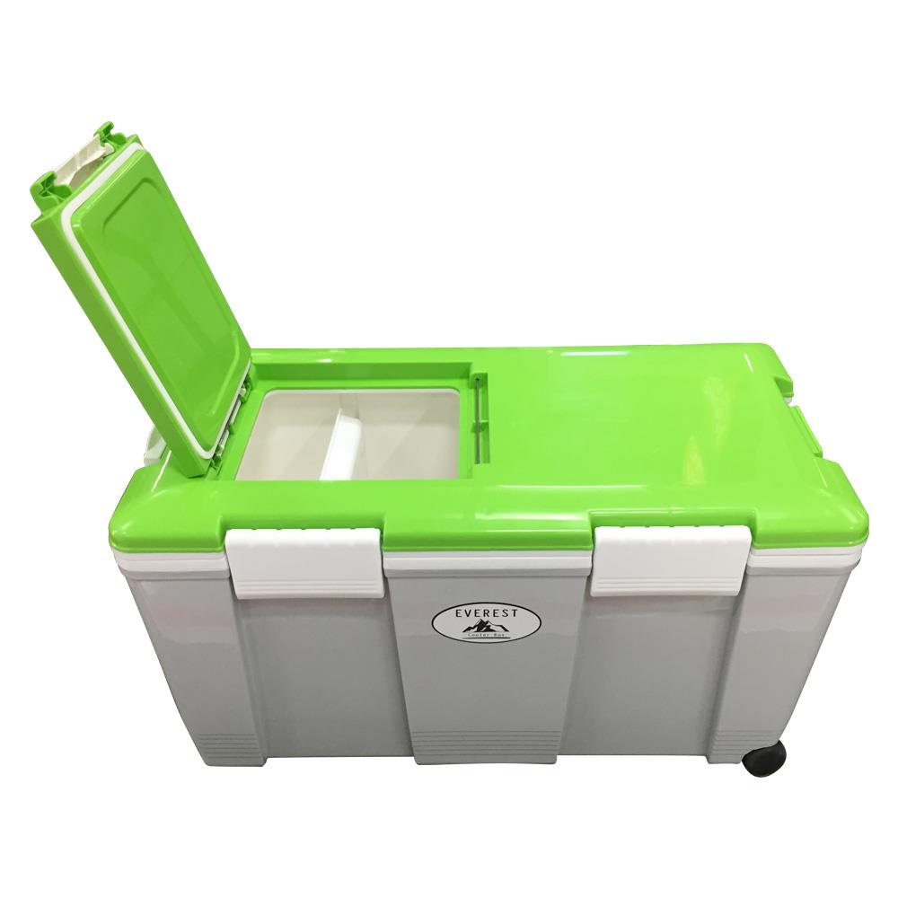 BEVERAGE COOLER WELL WARE AG550 55L GREEN/GREY