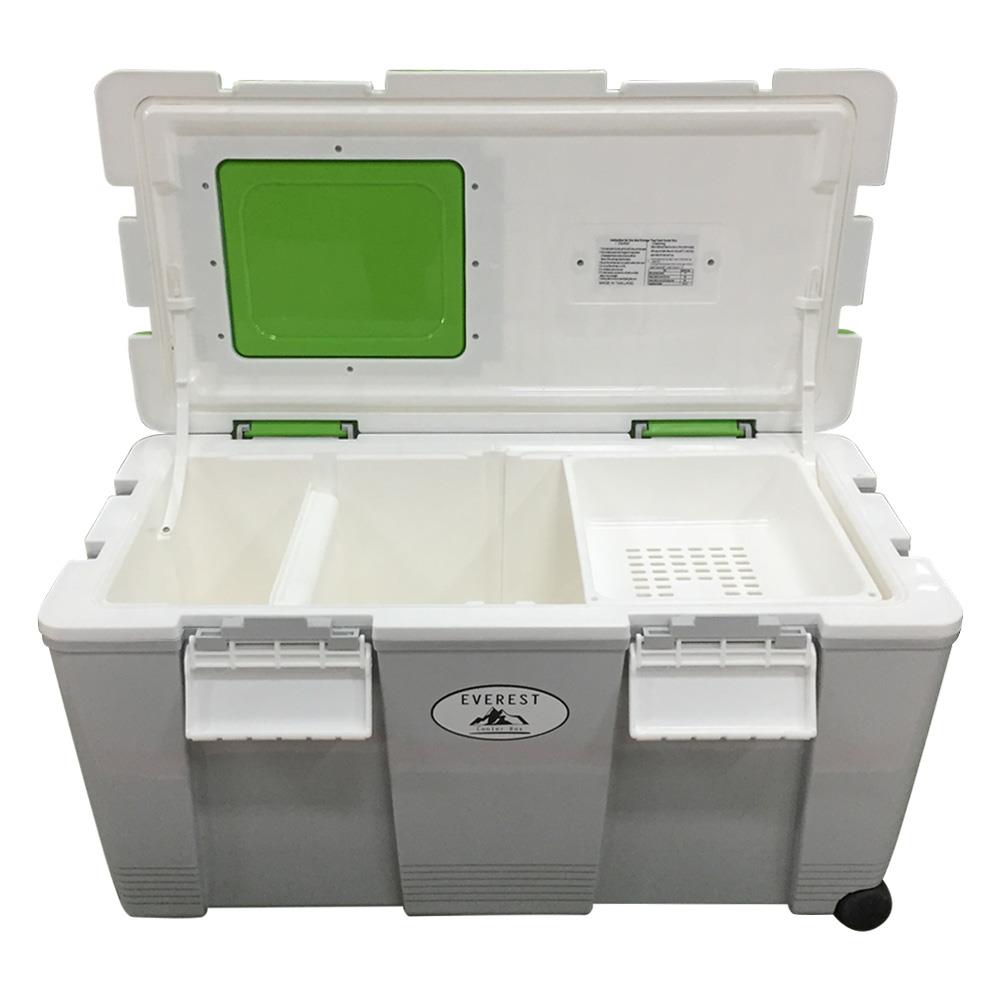 BEVERAGE COOLER WELL WARE AG550 55L GREEN/GREY