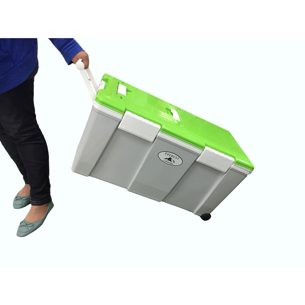 BEVERAGE COOLER WELL WARE AG550 55L GREEN/GREY