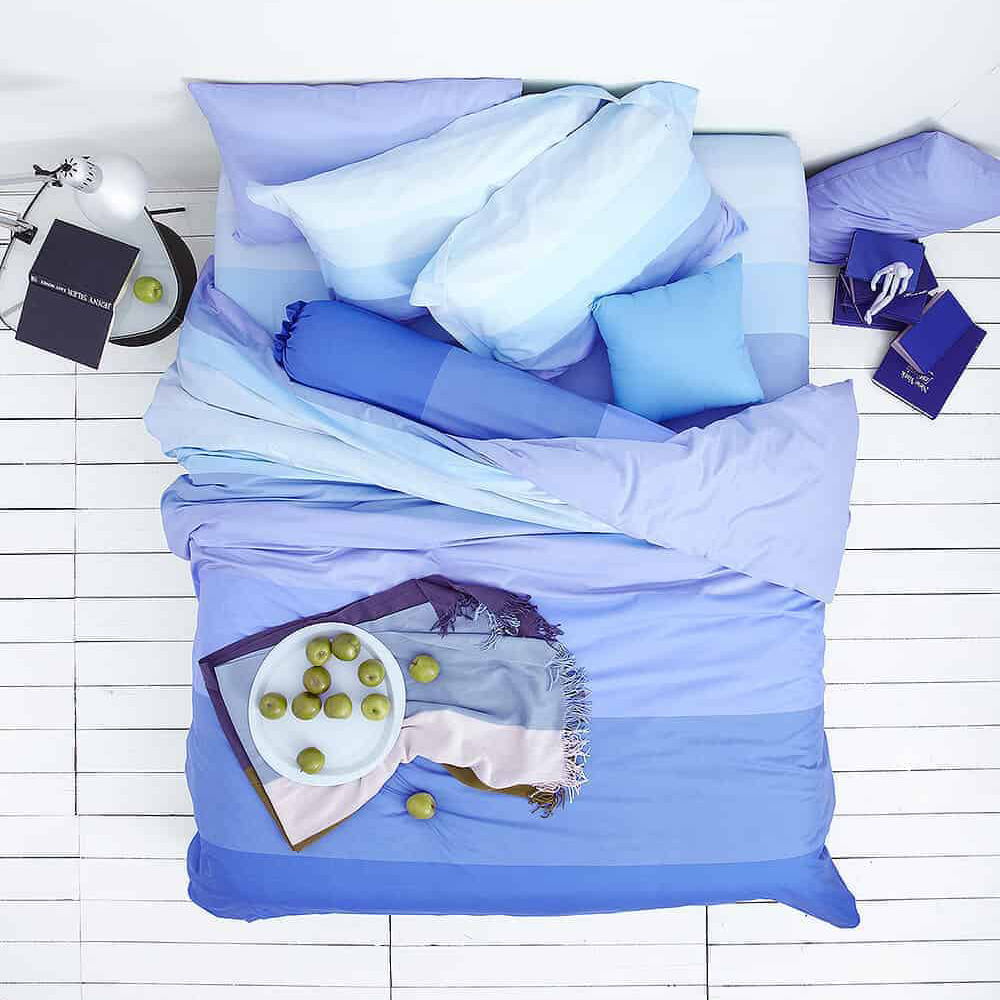 HOMEPRO HLS BED SHEET (K) 330TC LI-SD07B BLUE