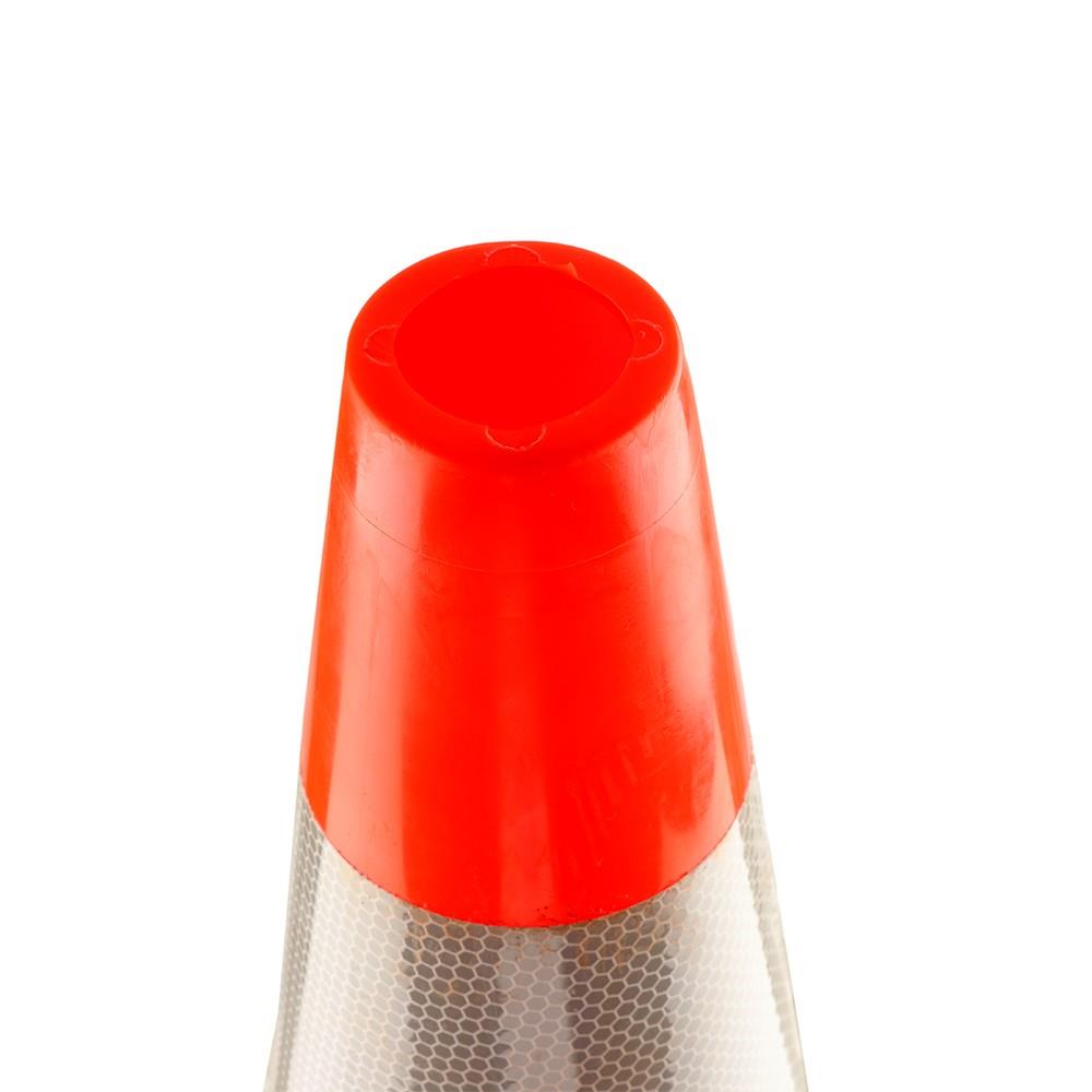 TRAFFIC CONE WITH RUBBER BASE RIGHT 70CM ORANGE