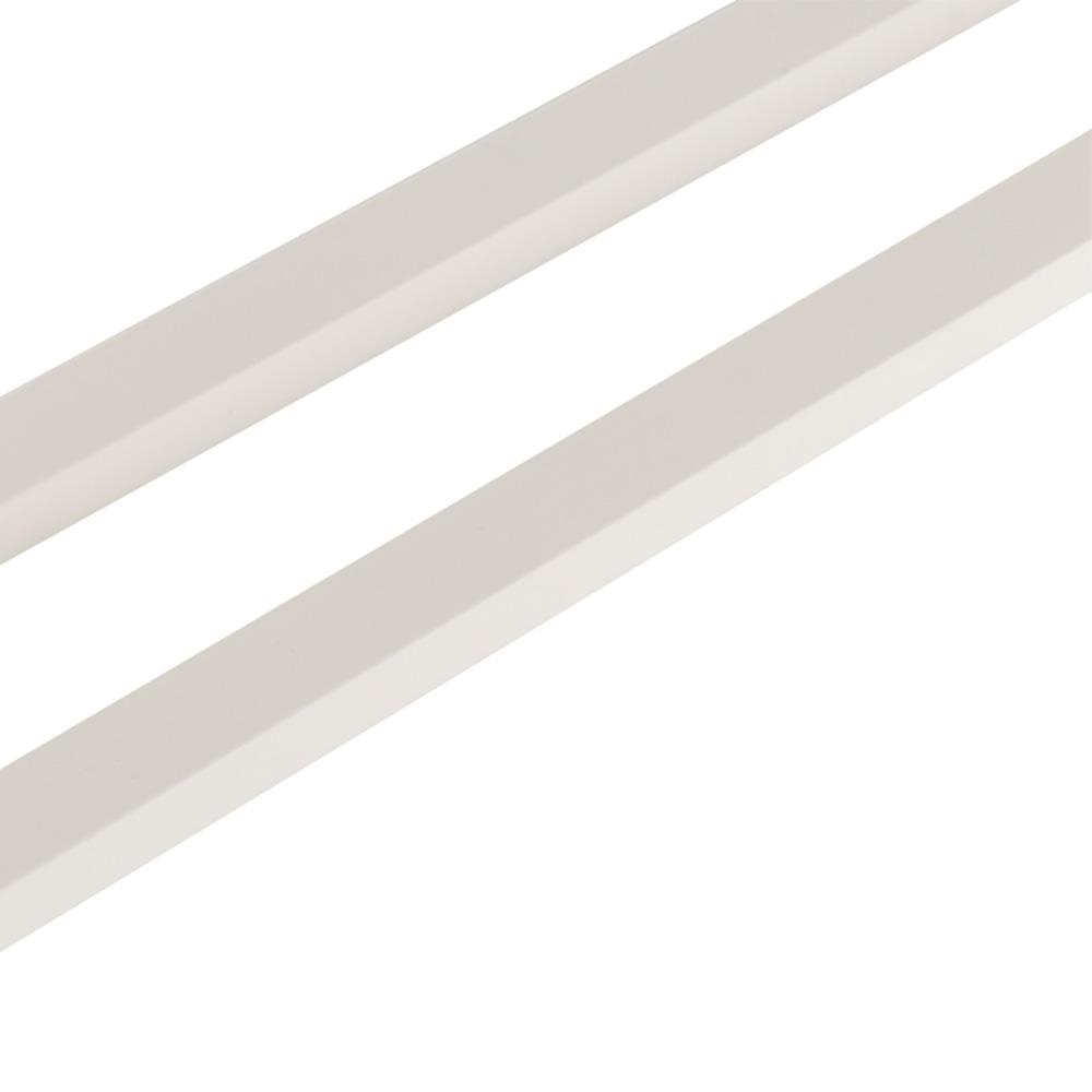 TRAPEZOID SHAPED CABLE RACEWAY ELEKTRA 18MMX1M WHITE