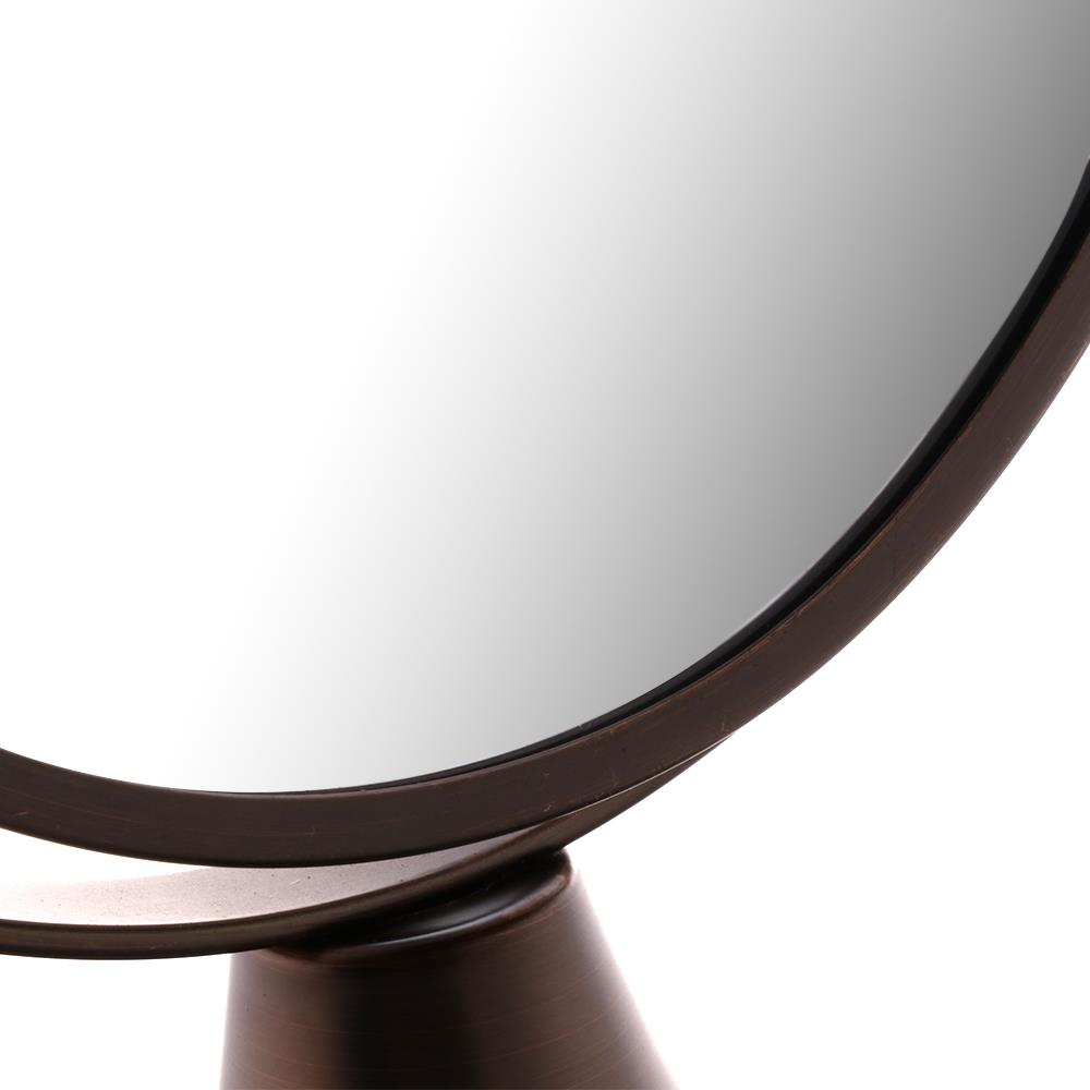MAGNIFYING FACIAL MIRROR MOYA M7312 ANTIQUE BRASS