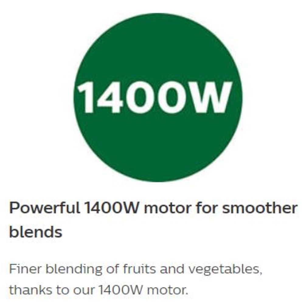 PHILIP BLENDER AVANCE COLLECTION HR3652/00 2L 1400W SILVER