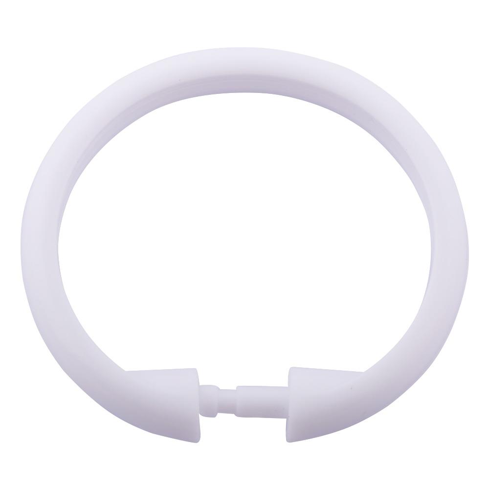 ZIMMPLE SHOWER CURTAIN HOOK HK-02 WHITE