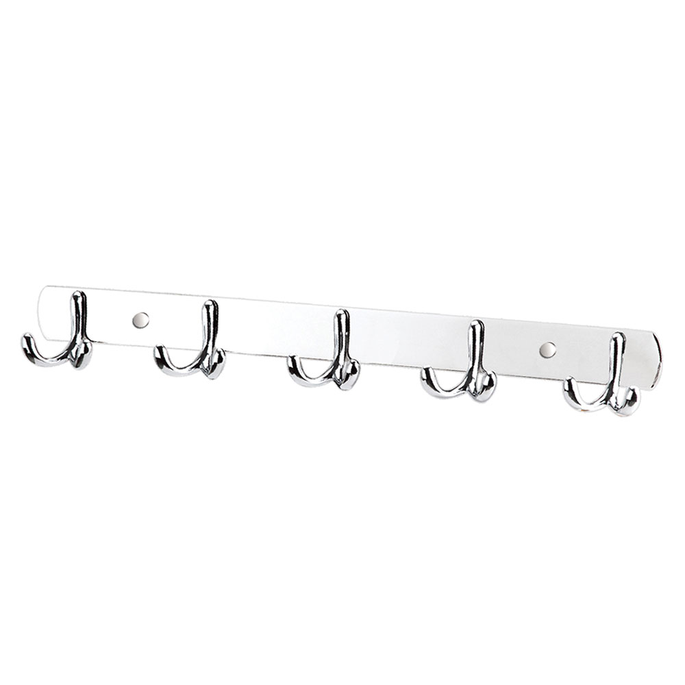 CABANA TOWEL HOOK 5 HOOKS CB801-5 W45.2XD3XH5 CM SILVER