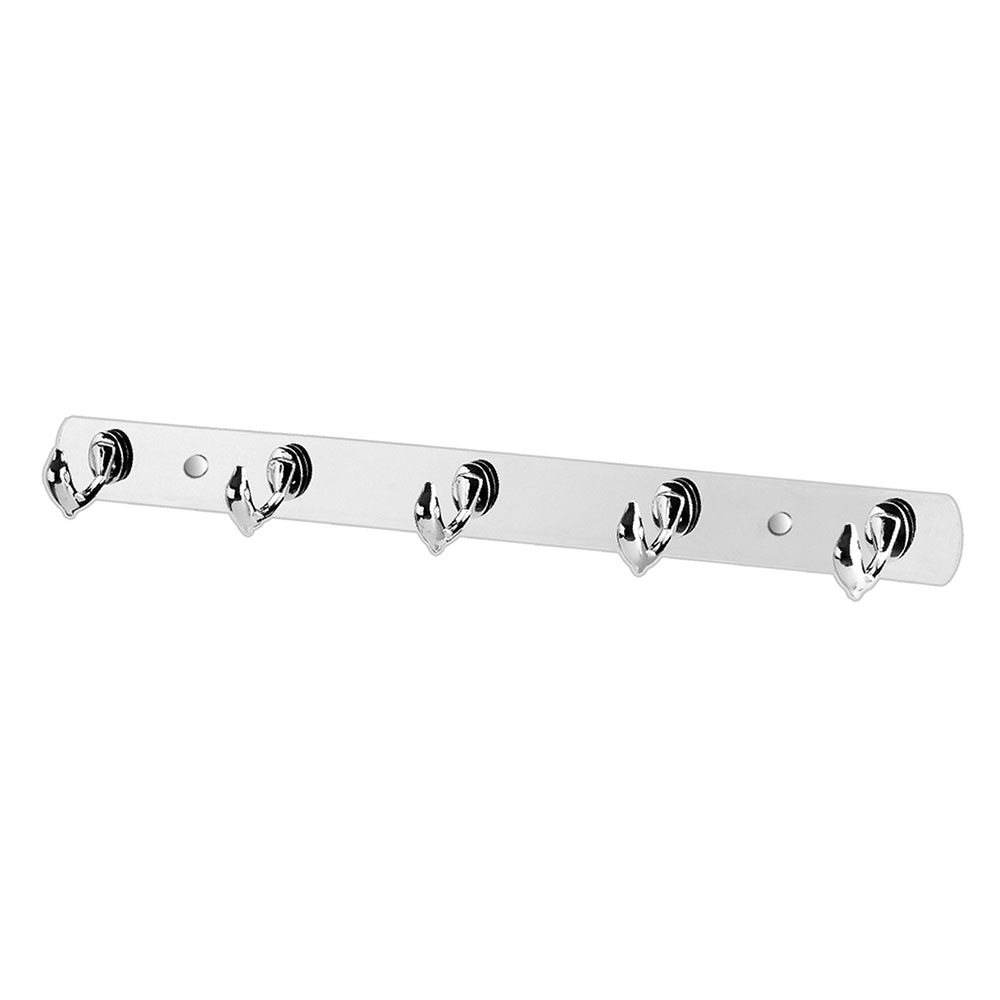 CABANA TOWEL HOOK 5 HOOKS CB802-5 W45.4XD5XH3.9 CM SILVER