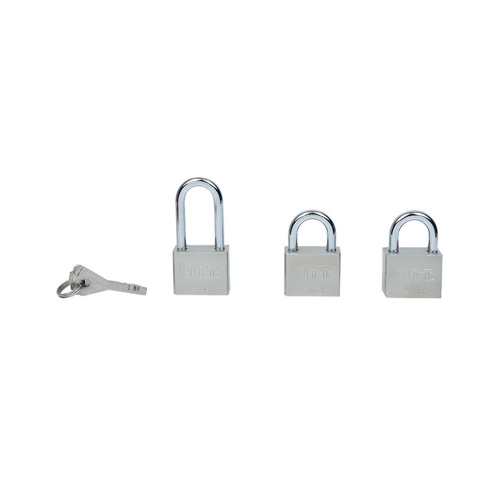 PADLOCK FITT MK 40MM 3EA/SET STAINLESS STEEL