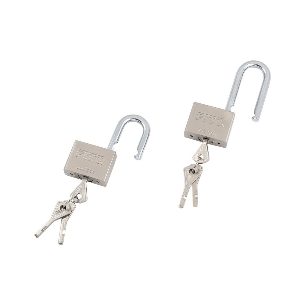 PADLOCK FITT MK 50MM 3EA/SET STAINLESS STEEL