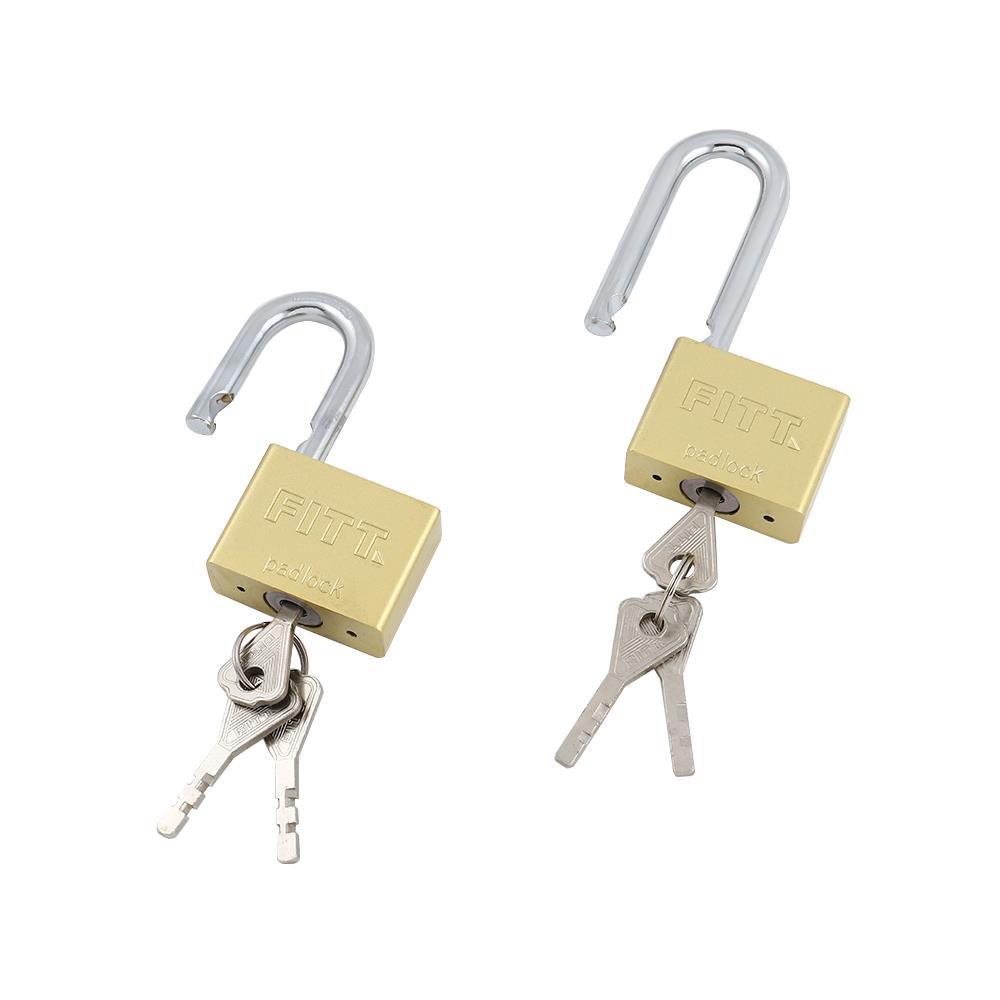 PADLOCK FITT MK 50MM 3EA/SET GOLD