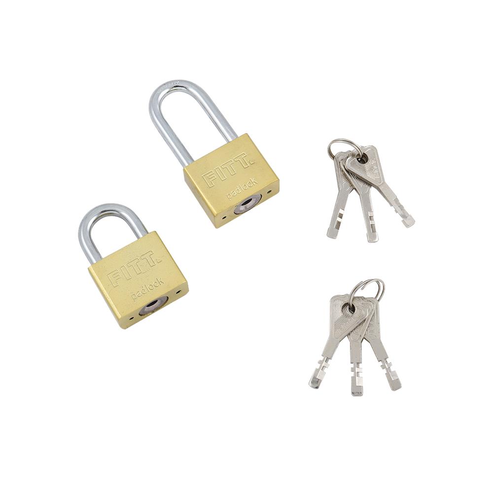 PADLOCK FITT MK 40MM 3EA/SET GOLD