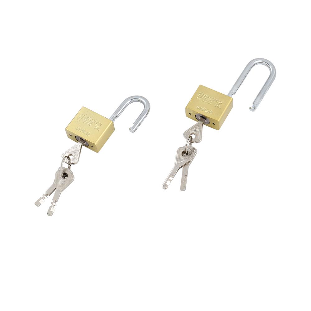 PADLOCK FITT MK 40MM 3EA/SET GOLD