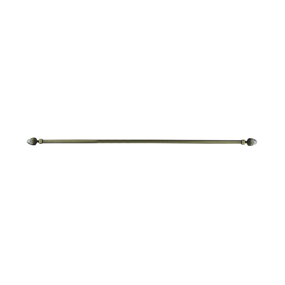 ROD STEEL CONES ADJ 140-250 cm BRASS HOME LIVING STYLE