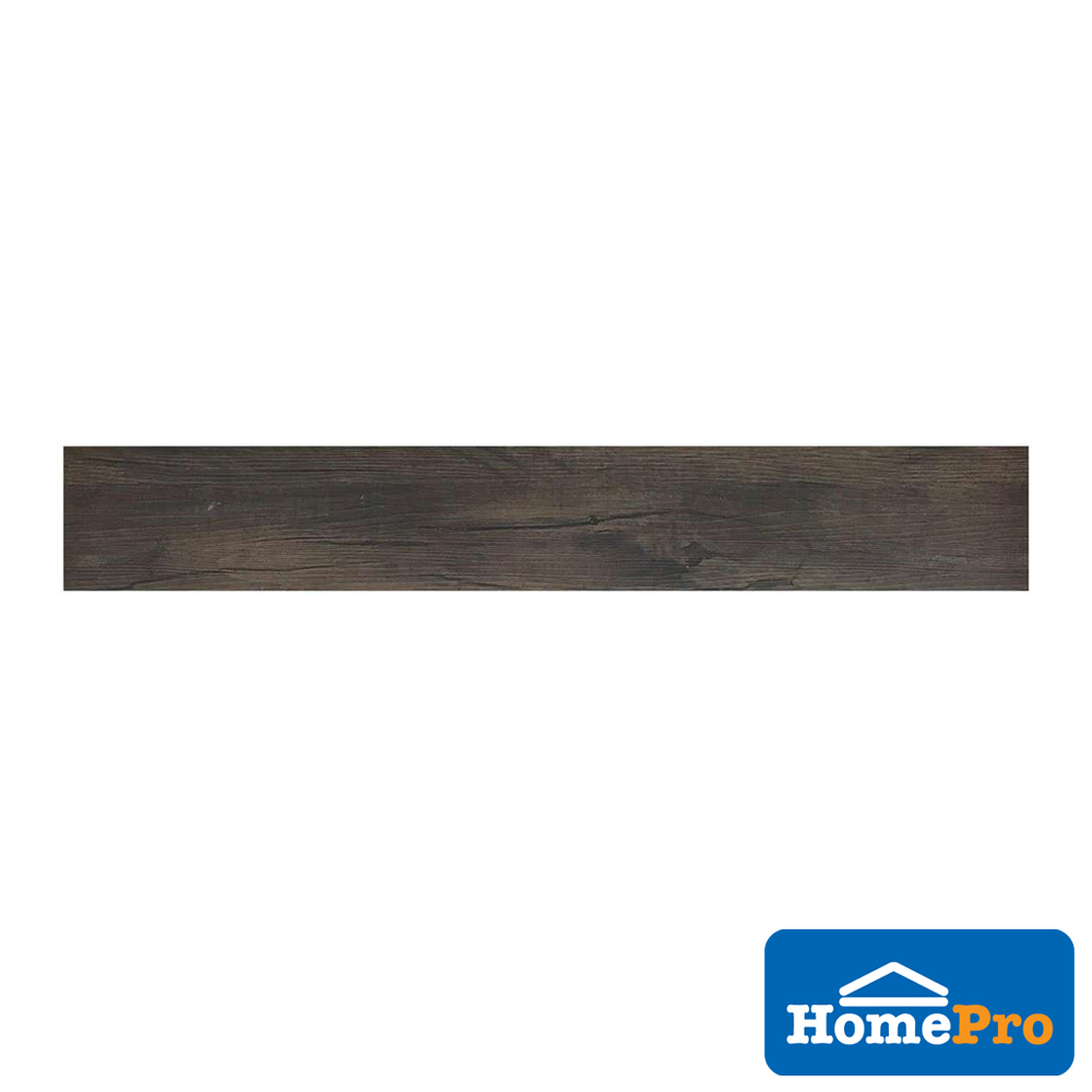 ROSEROSA VINYL TILE STICKER 22 PIECES PER PACK 2 MM 15X100 CM WOOD DARK BROWN