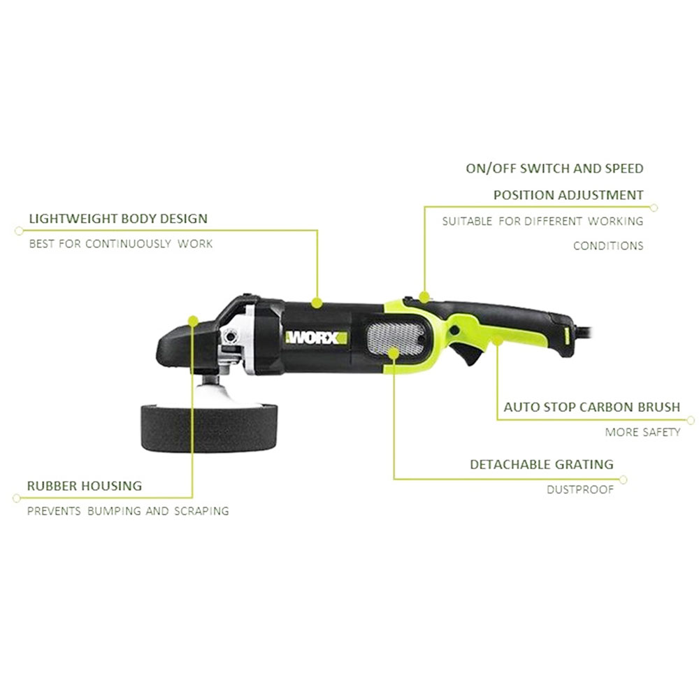 WORX POLISHER WU756 1200W BLACK