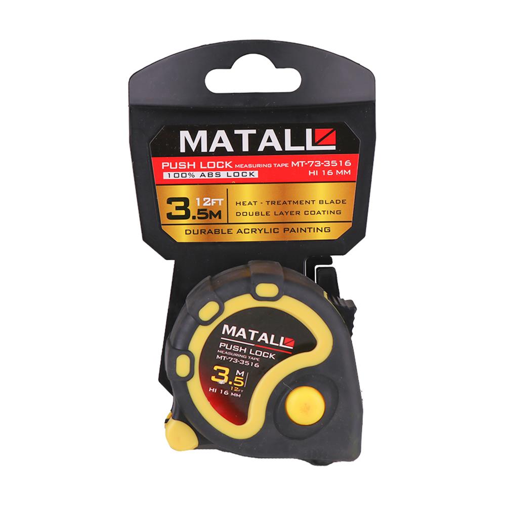 RUBBERIZED MEASURING TAPE MATALL 3.5M