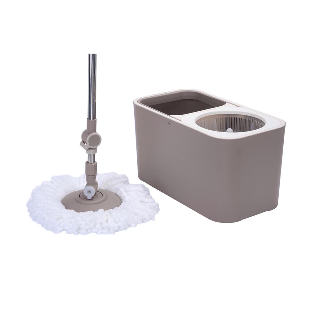 SPIN BUCKET MOP SET SQUARE SHAPE ACCO A2 BROWN
