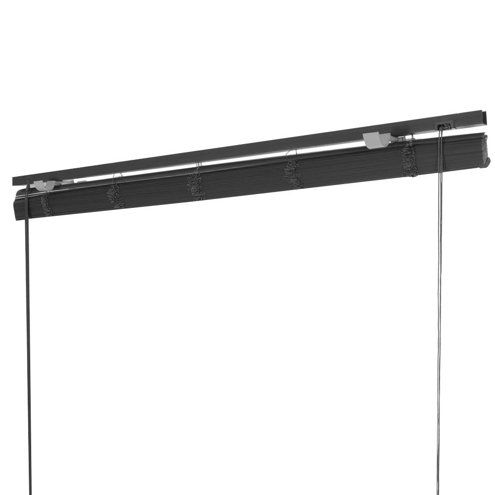 VINYL VENETIAN BLIND HOME LIVING STYLE 90X160CM DARK GREY