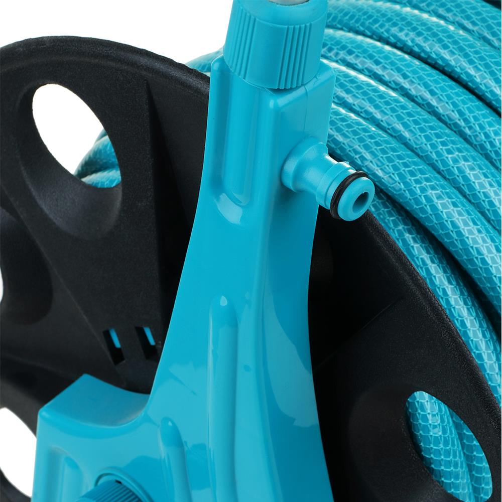 GROUND-BASED HOSE REEL SPRING N04-KNITTING 1/2"X30M BLUE
