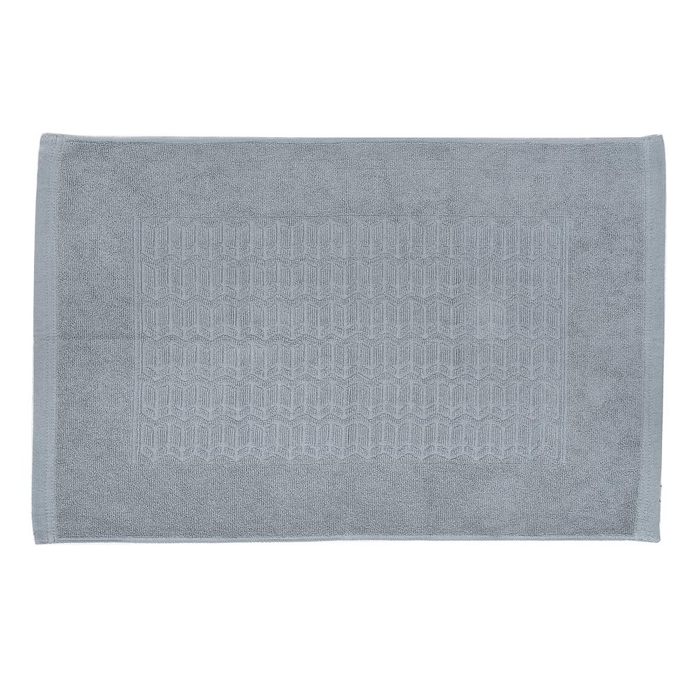 TOWEL RUG HOME LIVING STYLE BONE 17X28" GRAY