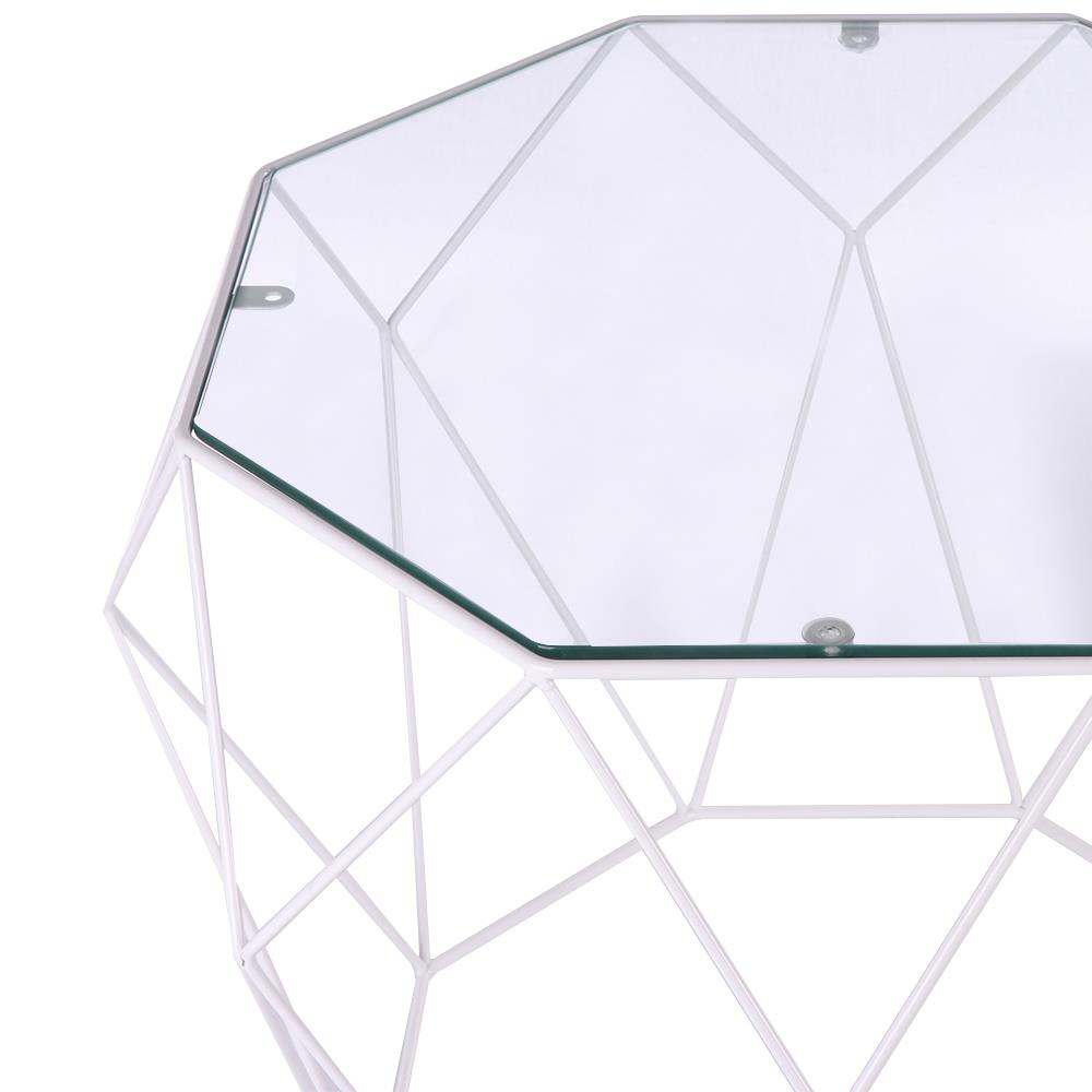 FURDINI DIAMOND COFFEE TABLE WHITE 61561-75CM WHITE