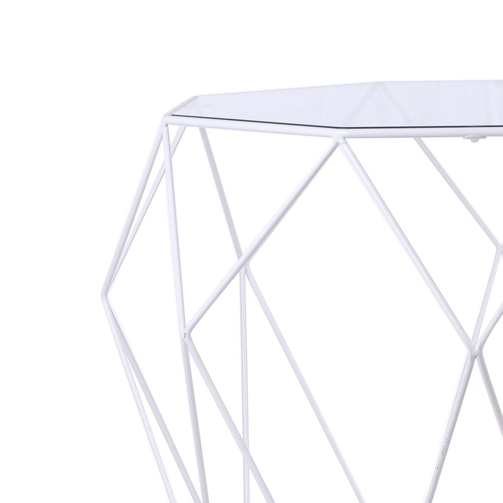 FURDINI DIAMOND COFFEE TABLE WHITE 61561-75CM WHITE