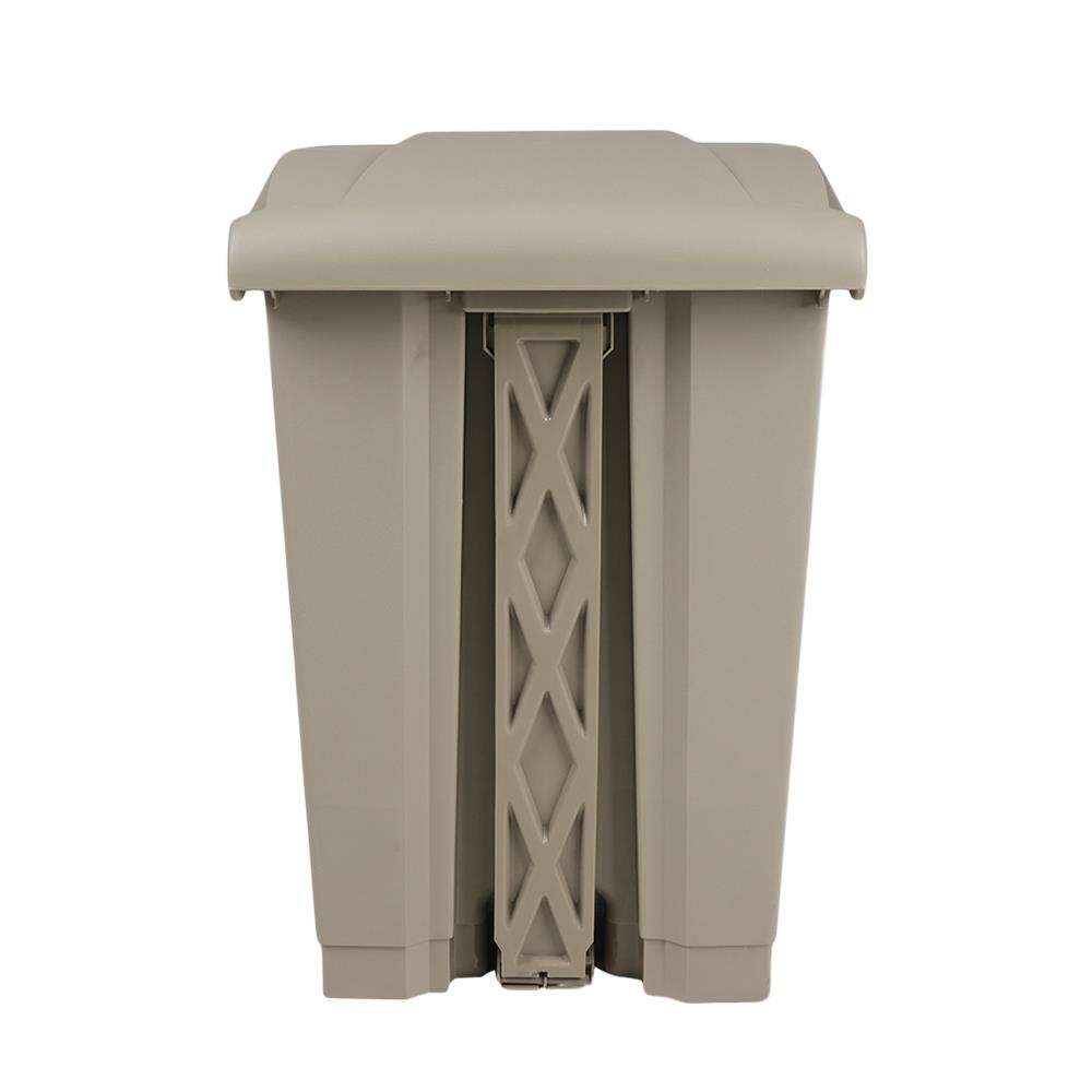 SQUARE DUSTBIN PEDAL ACCO V018051 45L GREY