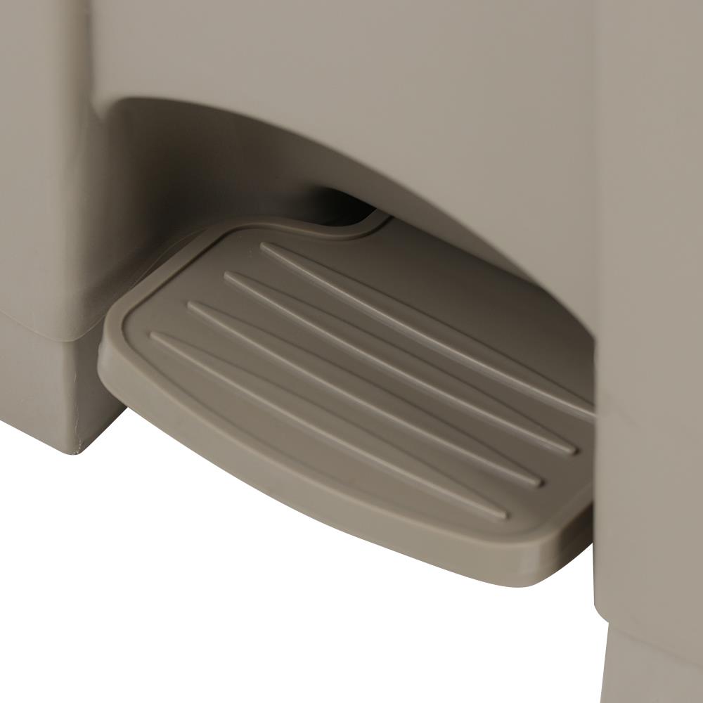 SQUARE DUSTBIN PEDAL ACCO V018051 45L GREY