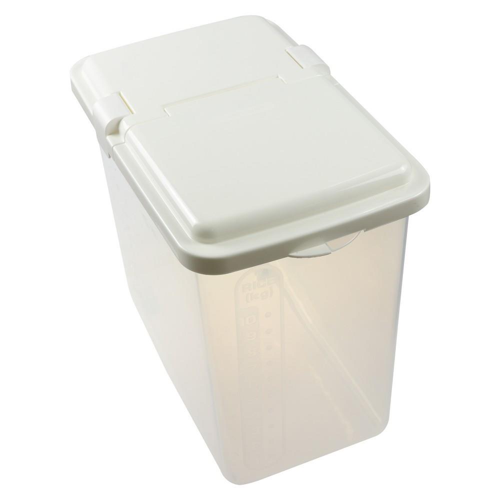RICE STORAGE BIN + MEASURING CUP KEY WAY 10KG D-5716