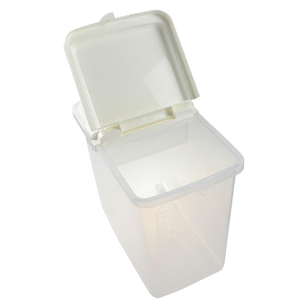 RICE STORAGE BIN + MEASURING CUP KEY WAY 10KG D-5716
