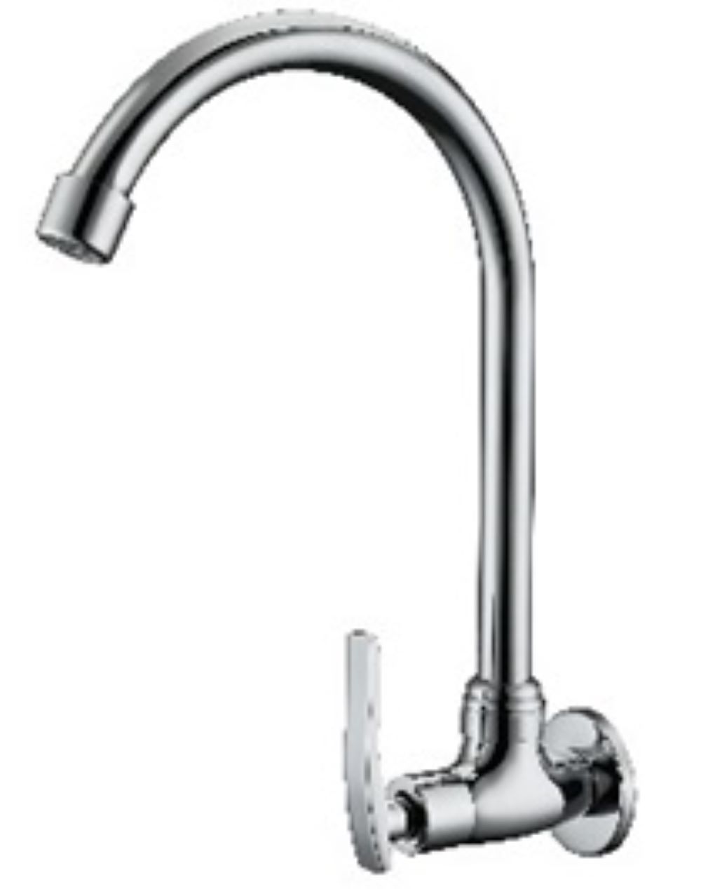 LIVINOX SINK FAUCE WALL SINK TAP LT-AT211/UC SILVER