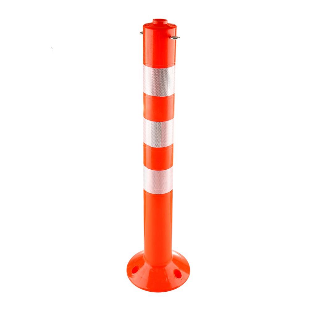 TRAFFIC DELINEATOR POST RIGHT 75CM SILVER