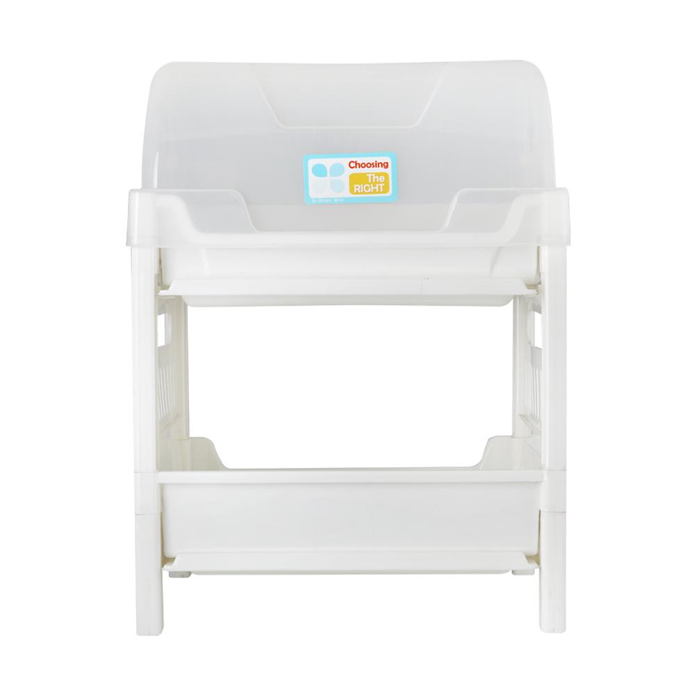 2-TIER PLASTIC DISH DRAINER SN 542/2 WHITE