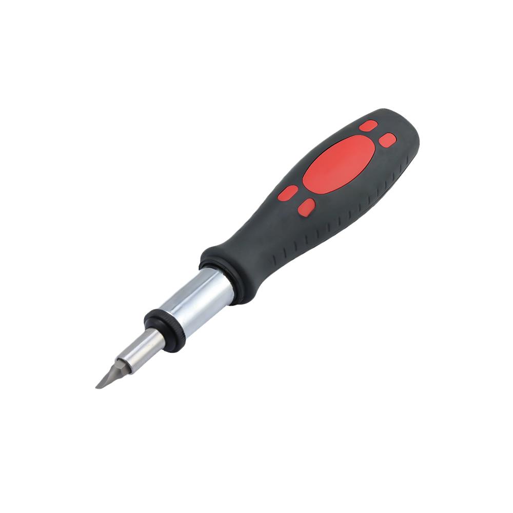 90-DEGREE FLEXIBLE RATCHET SCREWDRIVER SET METALL