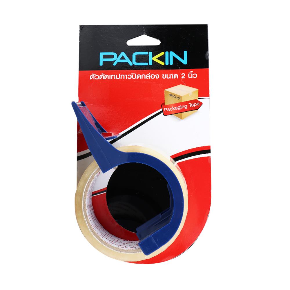 TAPE AND TAPE CUTTER PACK IN 2" CLEAR