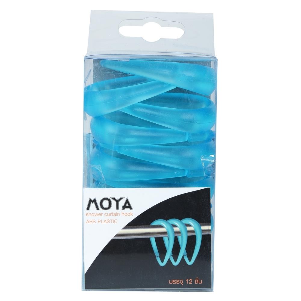 MOYA SHOWER CURTAIN HOOK SH0323H CYAN