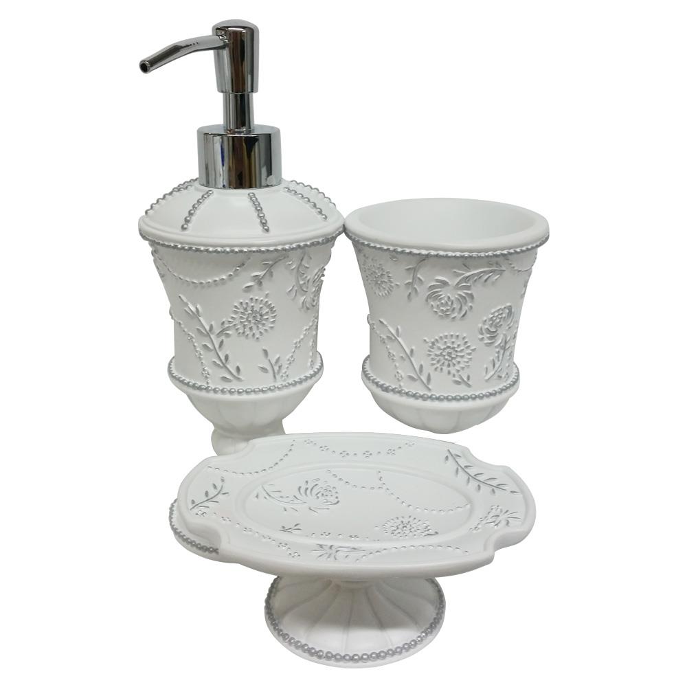 RESIN SOAP DISPENSER MOYA JMBS0608-A WHITE