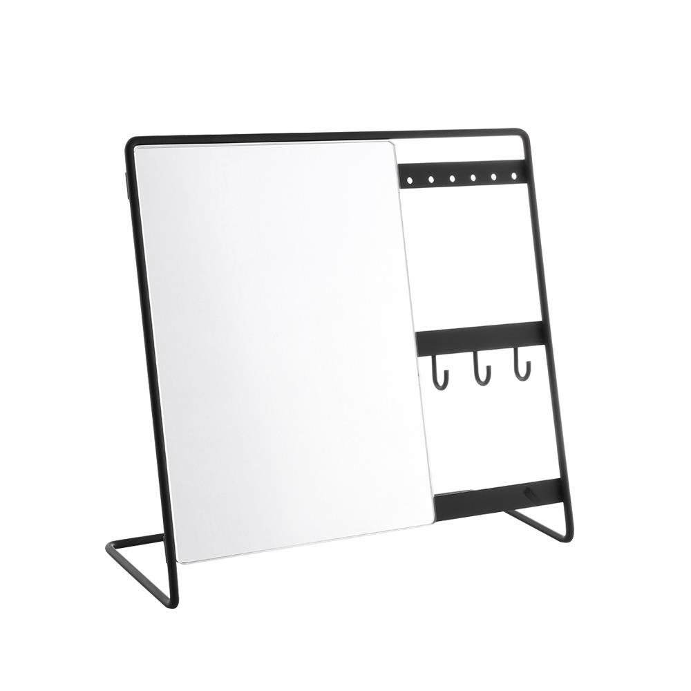 MAGNIFYING MIRROR WITH HOOKS MOYA SI2046A BLACK