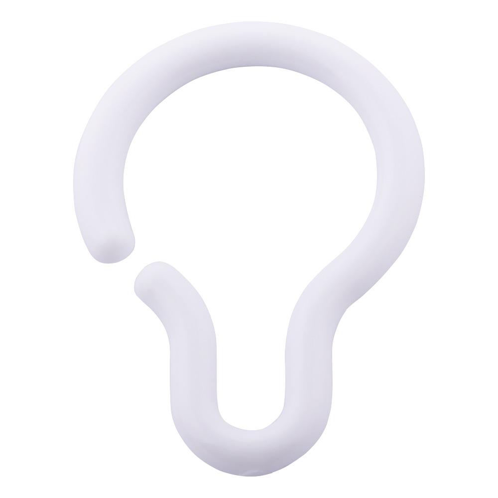 MOYA SHOWER CURTAIN HOOK HK-01 WHITE