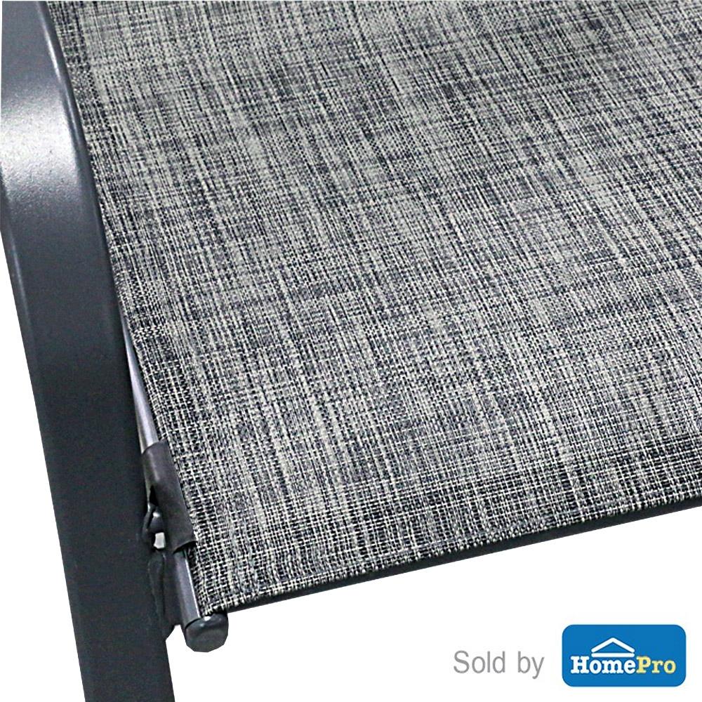 HOMEPRO SPRING CHAIR TEXTILENE INDOOR & OUTDOOR PHGF-GR001 W58XL68XH96 CM CHARCOAL GREY