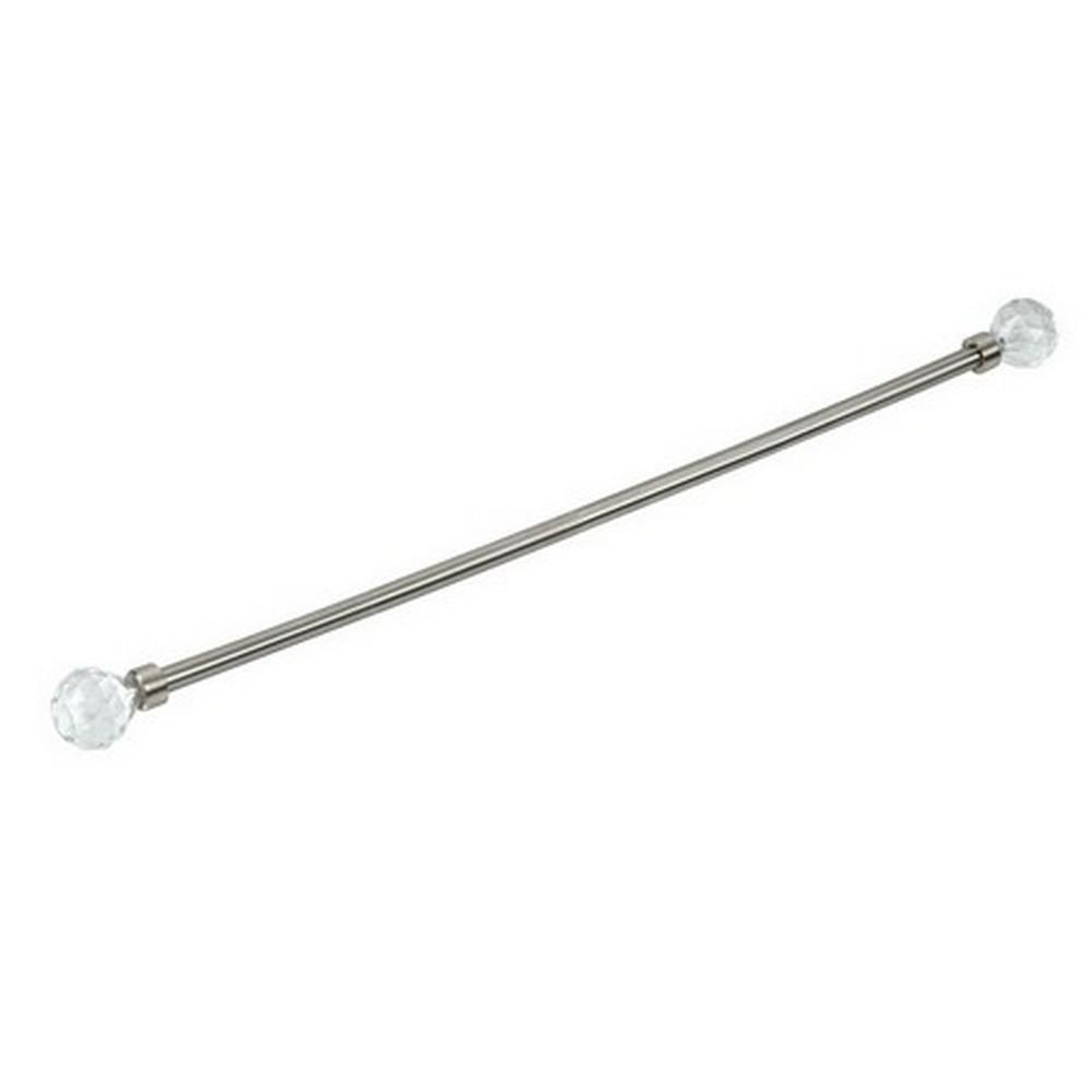 STEEL TENSION ROD HOME LIVING STYLE DEW DROP 110-210CM SILVER
