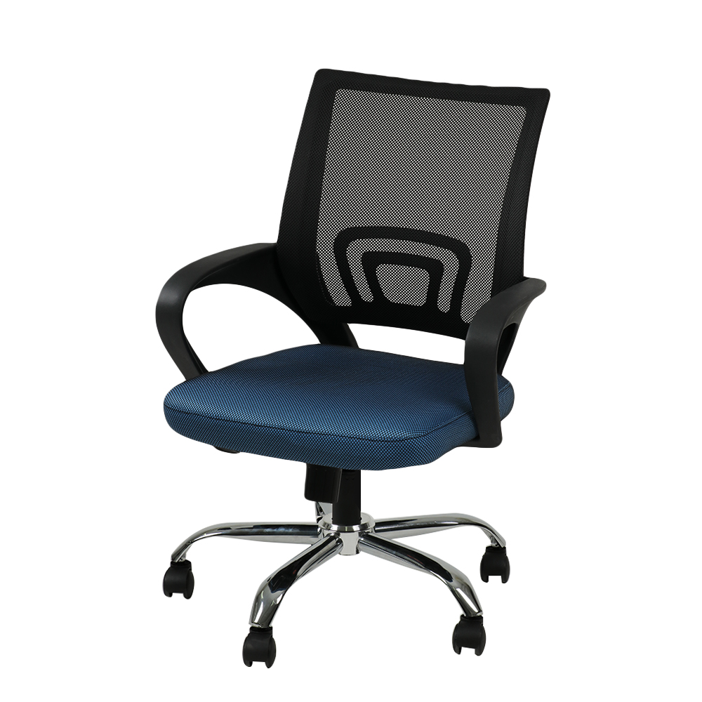 HOMEPRO FURDINI OFFICE CHAIR MESH WA268 NET/FABRIC BLUE