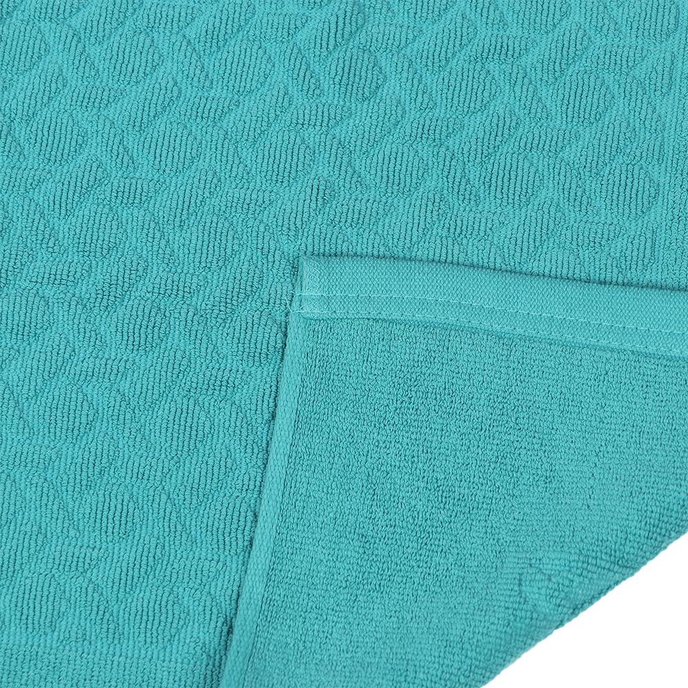 TOWEL RUG HOME LIVING STYLE BASKET 17X28" GREEN