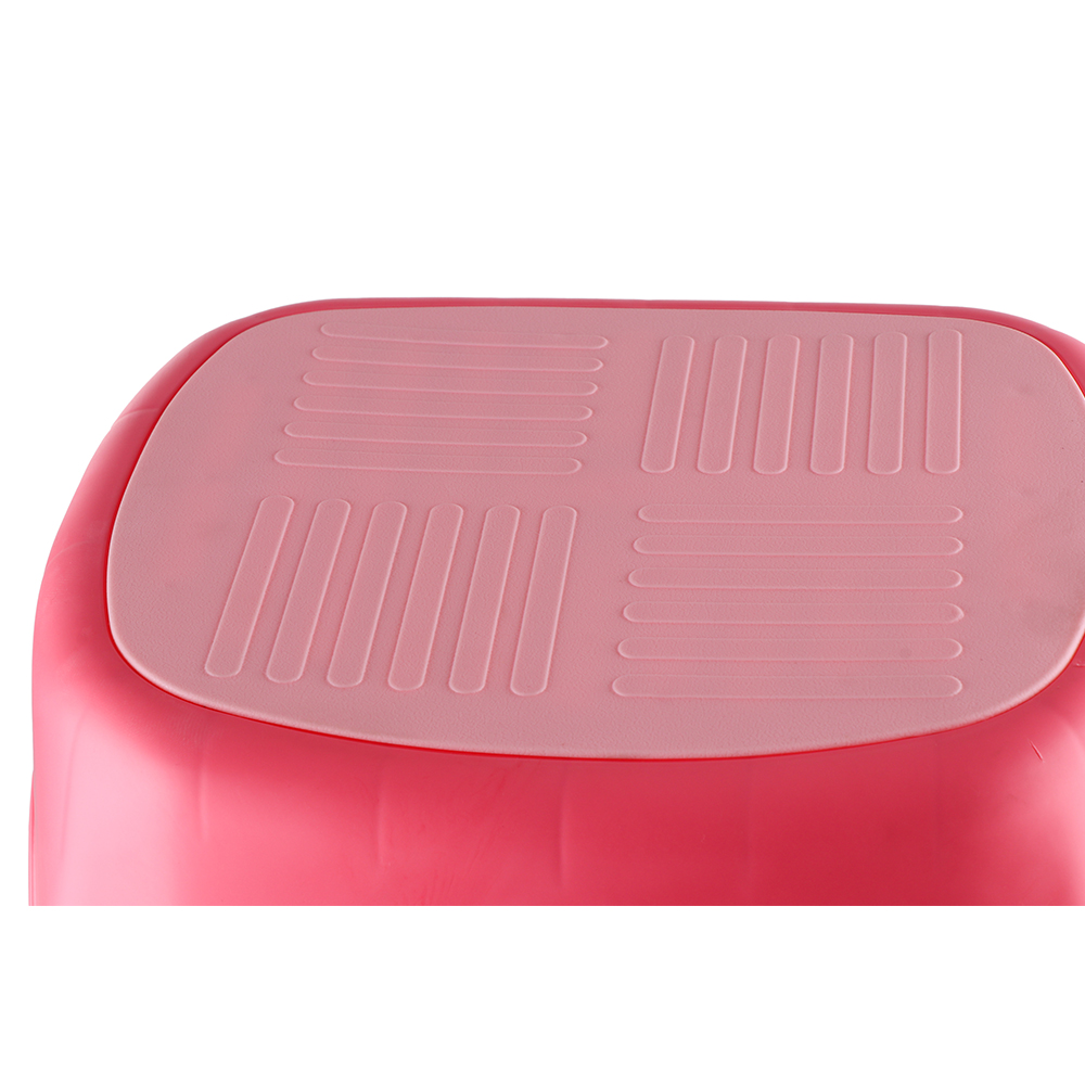 HOMEPRO SPRING CHAIR PLASTIC PP TWO TONE W37.5XD34XH46 CM PINK