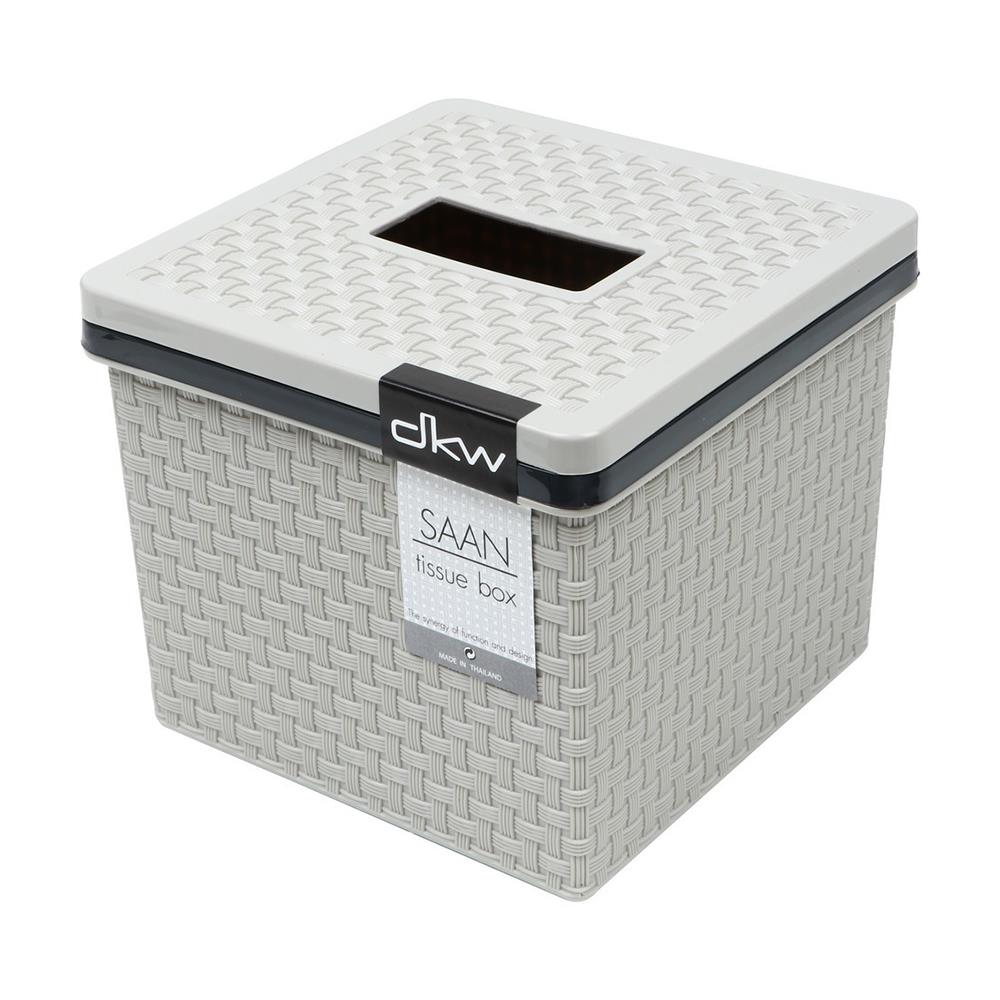TISSUE BOX POP UP DKW SAAN GRAY