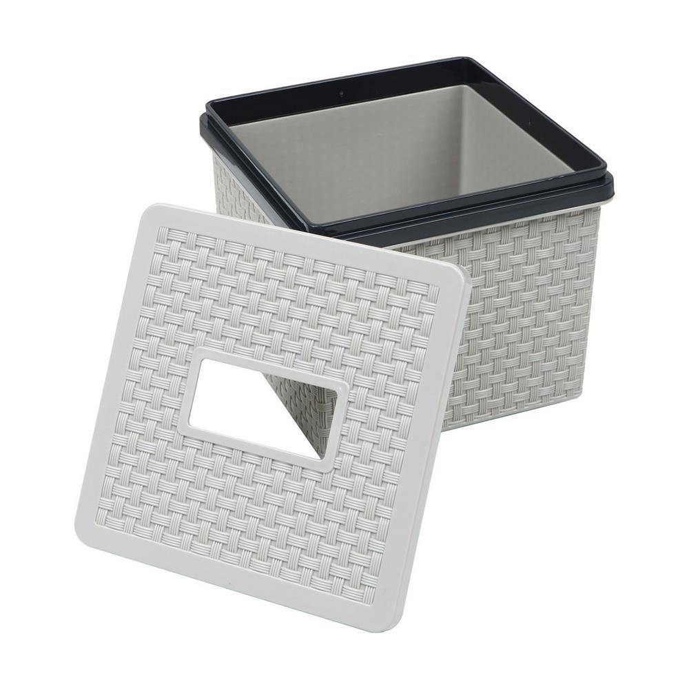 TISSUE BOX POP UP DKW SAAN GRAY
