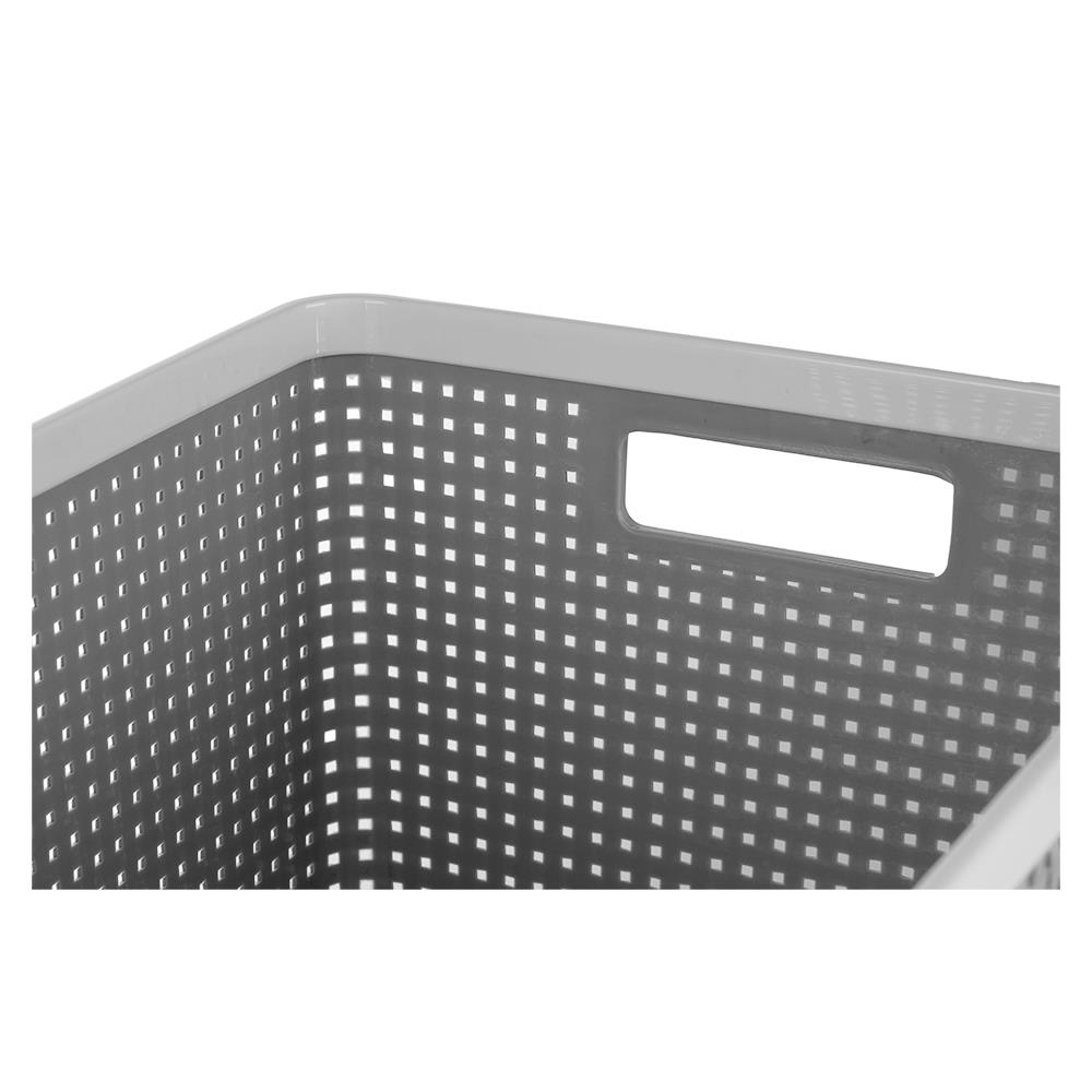 RECTANGULAR BASKET DKW IN SPACE HH-1097(XL) GREY