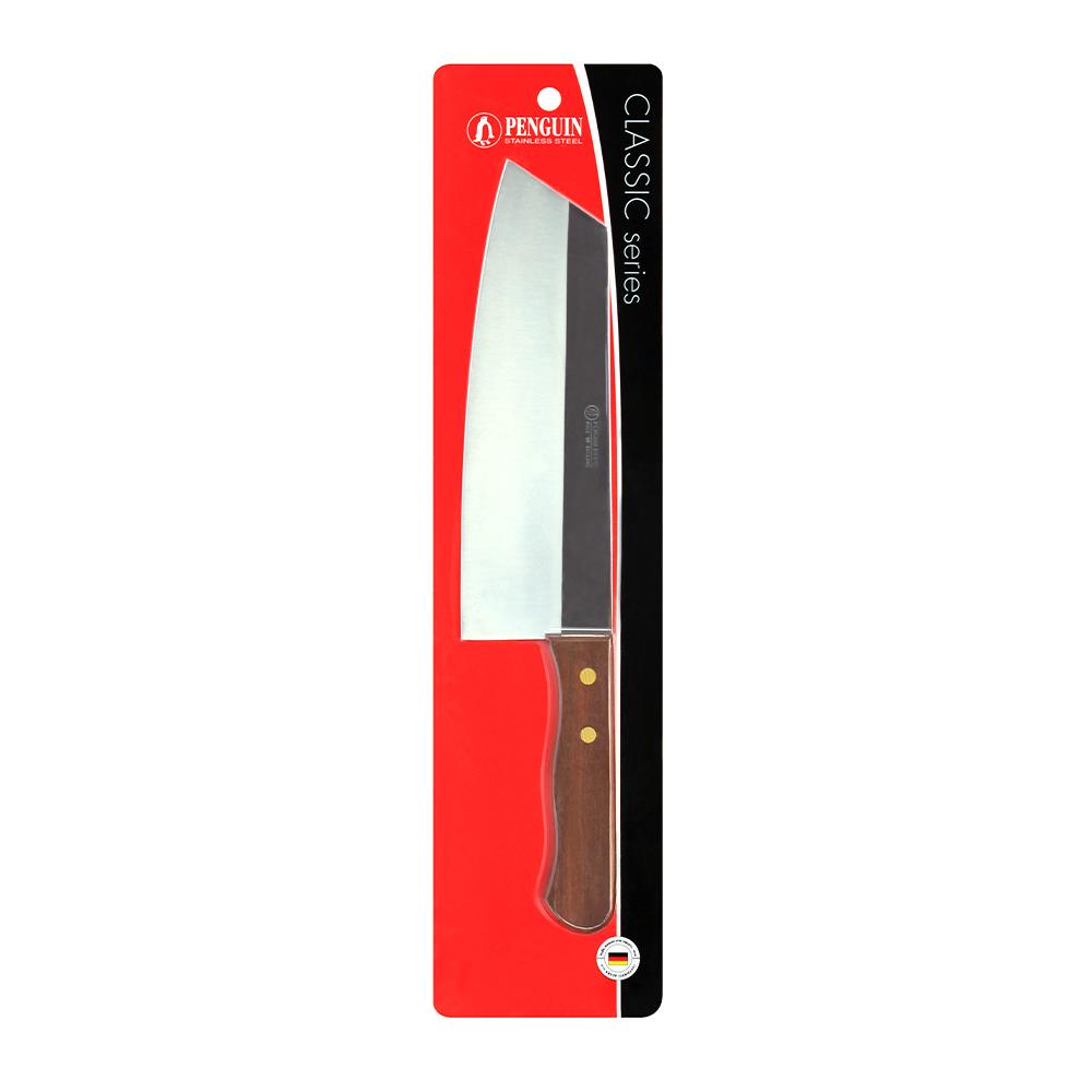 COOKING KNIFE PENGUIN 8” WOOD HANDLE