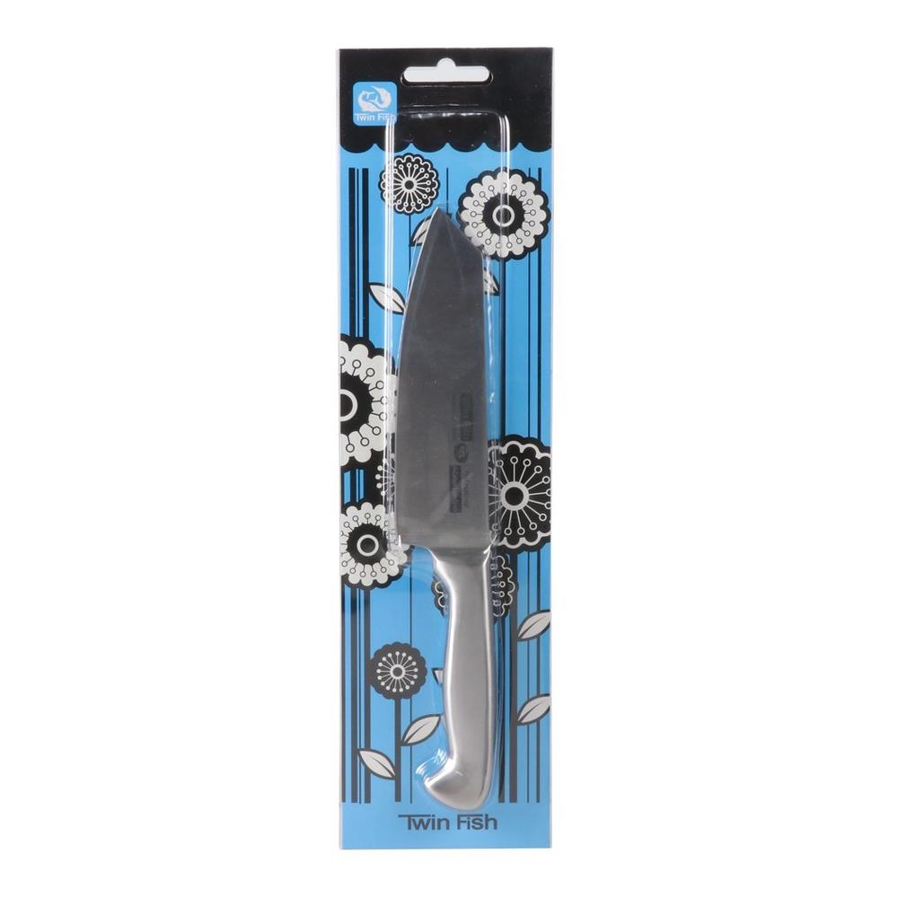 KNIFE TWIN FISH FORTRESS 7" STAINLESS STEEL
