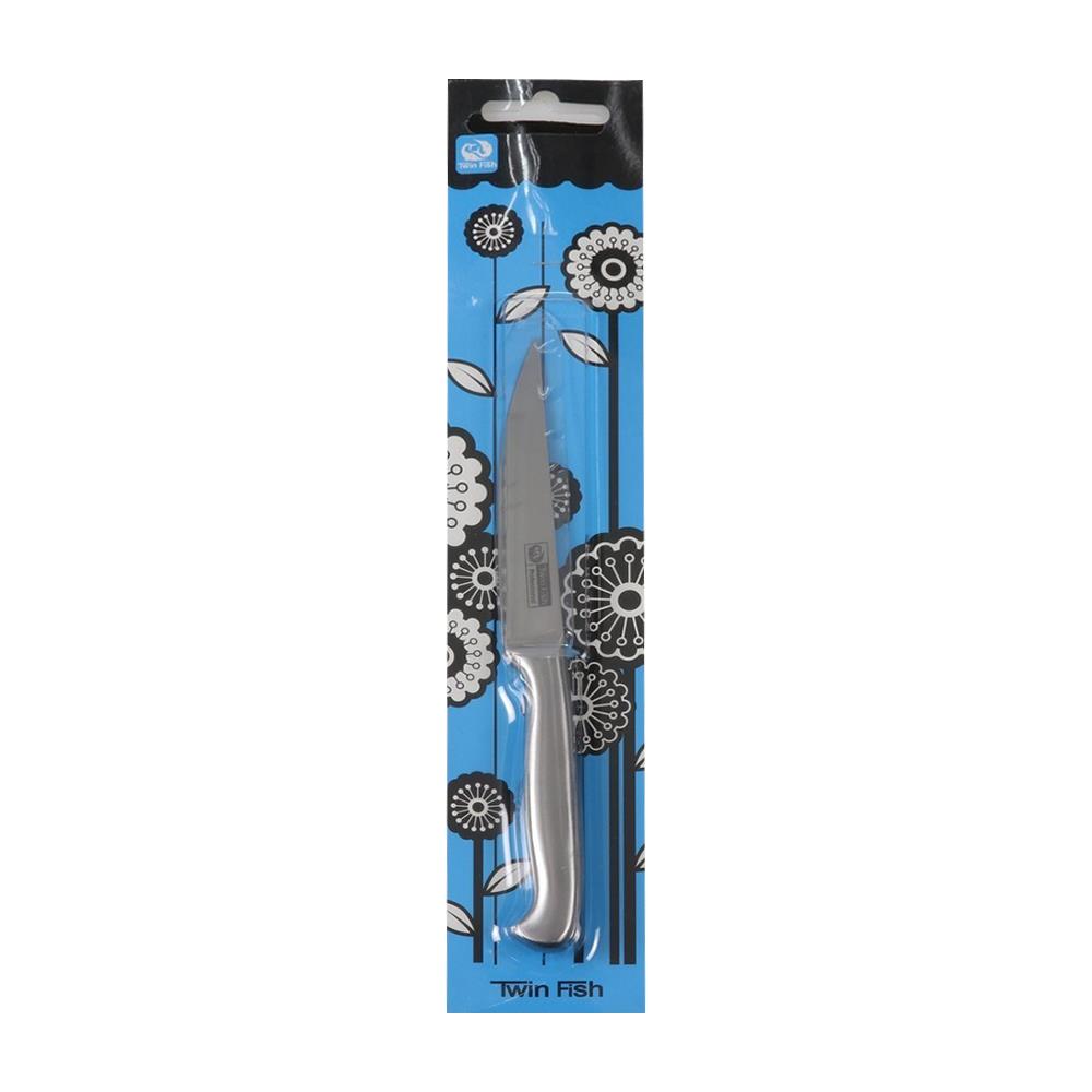 KNIFE TWIN FISH FORTRESS 5" STAINLESS STEEL